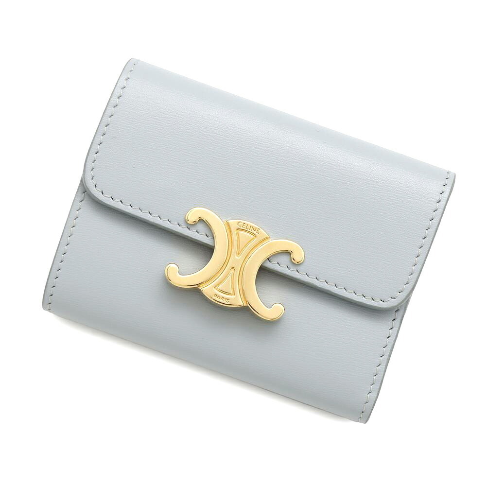 Celine Triomphe Compact Bi fold Wallet